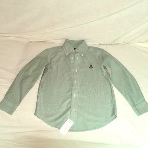 NWT Boys Brooks Brother Button Up Long Sleeve
